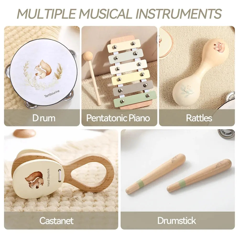 Montessori Wooden Musical Instruments Trikidsworld