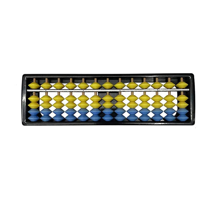 Children's Plastic Abacus Soroban Calculator Counting Tool 13 Digit Rods Standard Abacus Mathematics Beginners Caculating Toy Trikidsworld