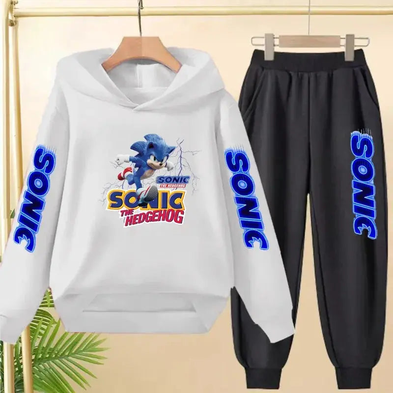 Sweat à capuche d'automne pour enfants de 3 à 12 ans, produits Anime, vêtements de sport, pull + pantalon, ensemble deux pièces Trikidsworld