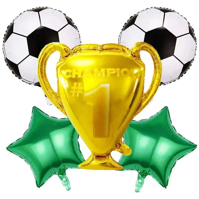 Soccer Football Birthday Decorations Aluminum Trikidsworld