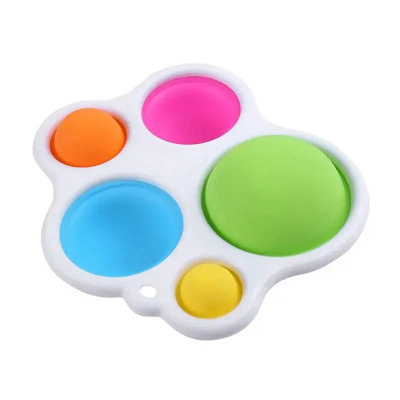 Random Color Push Bubble Fidget Toy Intelligence Early Education Intensive Training Infant Baby Toys Montessori Exercise Board Trikidsworld