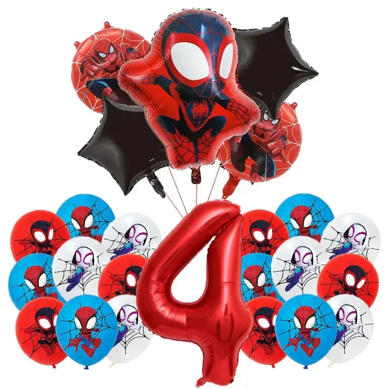 Birthday Party Decoration Spiderman Theme Balloon Trikidsworld