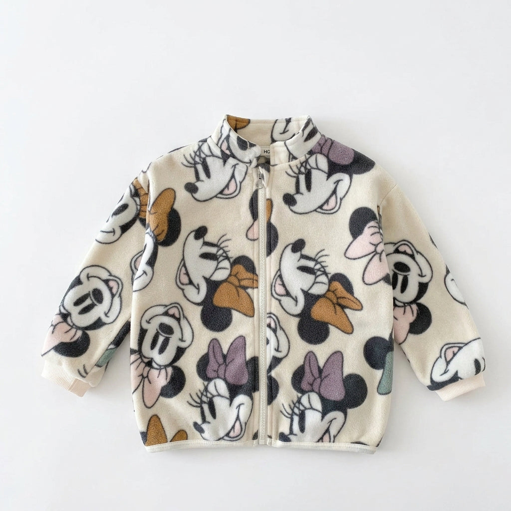 Spring Autumn Thin Children's Outerwear Printed Mickey Fashion Kids Boy Girl Casual Jacket Tops Children Clothing Coats 1-6y Trikidsworld