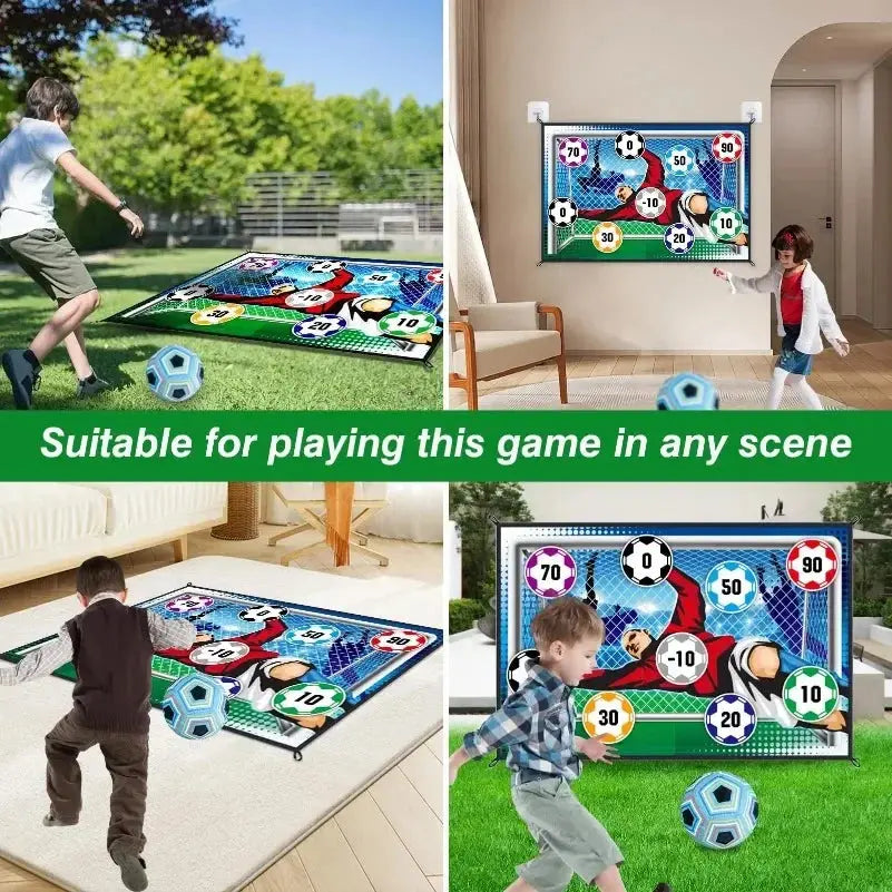 Soccer Game Mat Set Outdoor Indoor Soccer Toys Multiplayer Competitive Soccer Games Children Football Training Boy Gifts Trikidsworld