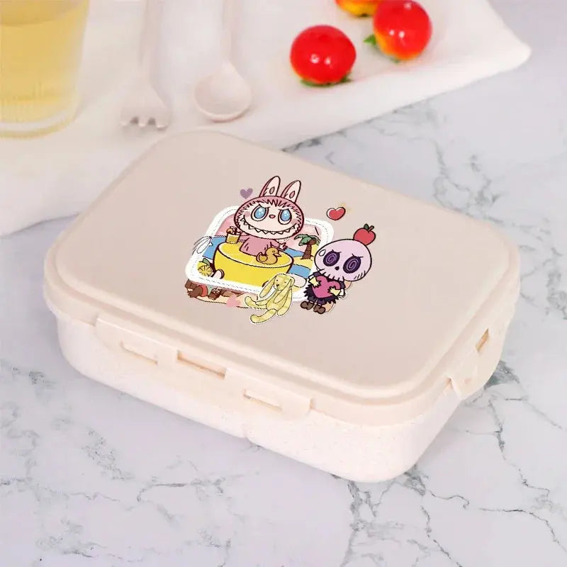 Lunch Bag Cartoon Crystal Sticker Warming Box Portable Outdoor Picnic Food Storage Bags Large Capacity Bento Boxs Gifts Trikidsworld