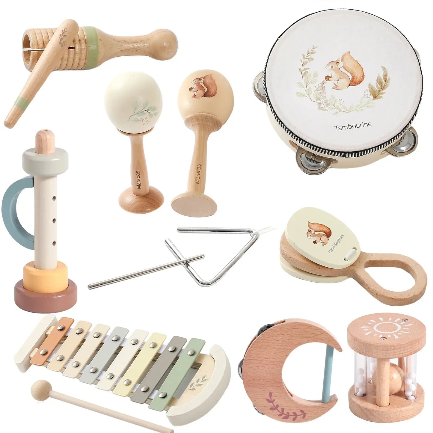 Montessori Wooden Musical Instruments Trikidsworld