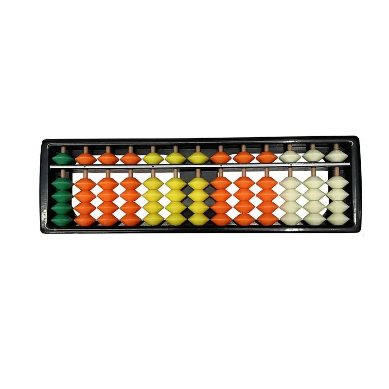 Children's Plastic Abacus Soroban Calculator Counting Tool 13 Digit Rods Standard Abacus Mathematics Beginners Caculating Toy Trikidsworld