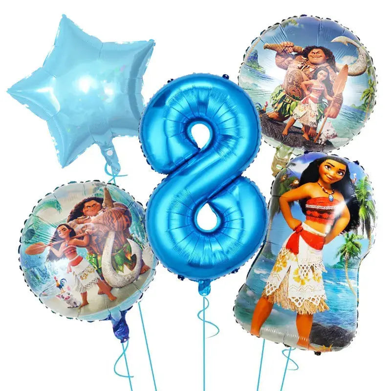 Moana Birthday Party Decoration Cartoon Trikidsworld