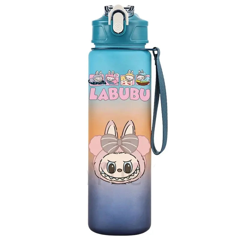 750Ml Cartoon Printed Water Bottle Teenger Student Drinking Portable Cartoon Large Capacity Outdoor Sport Water Cup Kid Gift Trikidsworld