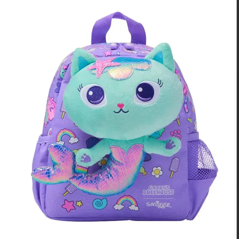 New Original Australia Smiggle Children Schoolbag Girl Gabby Shoulder Backpack Meal Bag Modeling Bags 14 Inch New Semester Gifts Trikidsworld