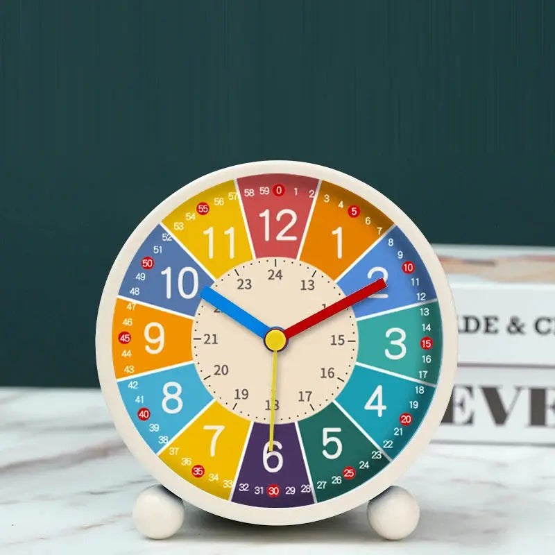Early Learning Desktop Alarm Clock Children Wake Up Alarm Clock Living Room Bedroom Silent Desktop Clock Desktop Clock Trikidsworld