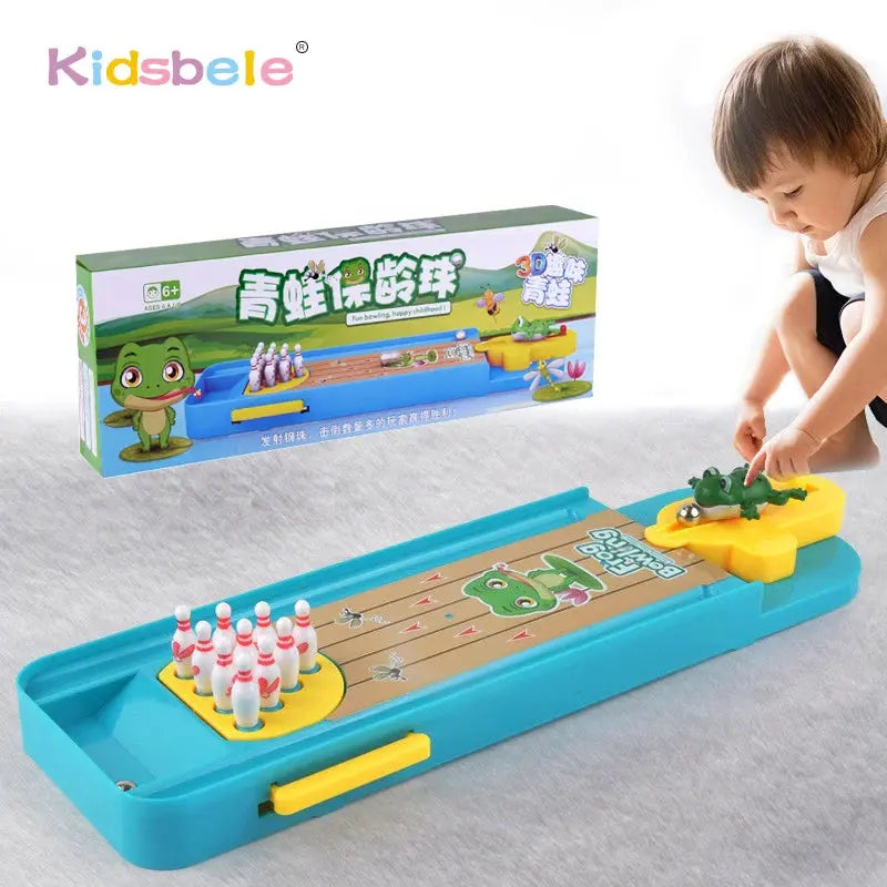 Mini Desktop Bowling Game Toy Funny Indoor Parent-Child Interactive Table Sports Game Toy Bowling Educational Gift For Kids Trikidsworld