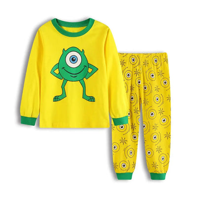 Spring Autumn Children's Mickey Clothing Sets Boys Sleepwear Clothes Kids Iron Man Pajamas Set Baby Girls Cotton Cartoon Pijamas Trikidsworld