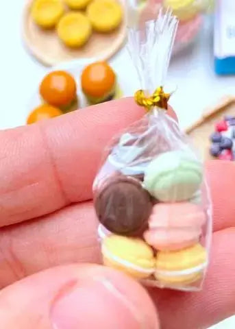 Miniature Hamburger Mini Fruit Salad Pretend Food for Montessori Trikidsworld