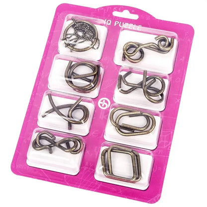 Metal Puzzle Brain Teasers Trikidsworld