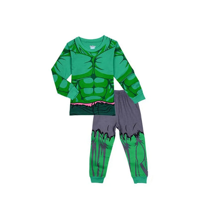 Spring Autumn Children's Mickey Clothing Sets Boys Sleepwear Clothes Kids Iron Man Pajamas Set Baby Girls Cotton Cartoon Pijamas Trikidsworld