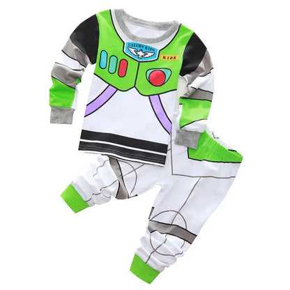Spring Autumn Children's Mickey Clothing Sets Boys Sleepwear Clothes Kids Iron Man Pajamas Set Baby Girls Cotton Cartoon Pijamas Trikidsworld