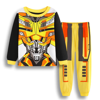Spring Autumn Children's Mickey Clothing Sets Boys Sleepwear Clothes Kids Iron Man Pajamas Set Baby Girls Cotton Cartoon Pijamas Trikidsworld