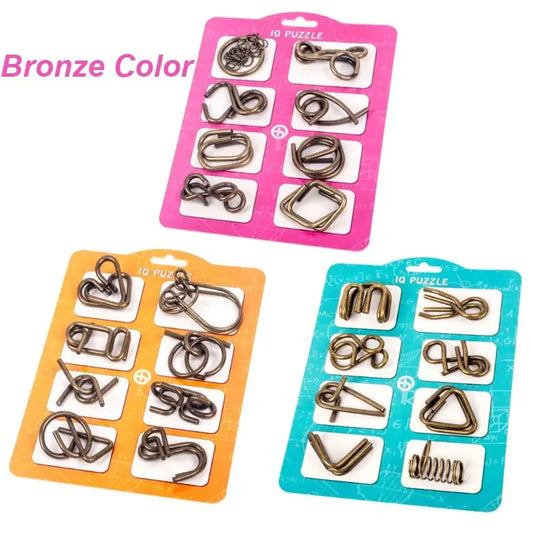 Metal Puzzle Brain Teasers Trikidsworld