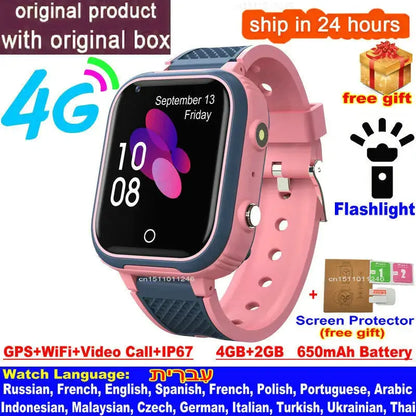 Kids Smartwatch 4G with GPS, Camera & Video Call Trikidsworld