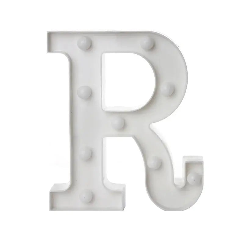 Alphabet Letter LED Lights Luminous Number Lamp Decor  Battery Night Light for home Wedding Birthday Christmas party Decoration Trikidsworld