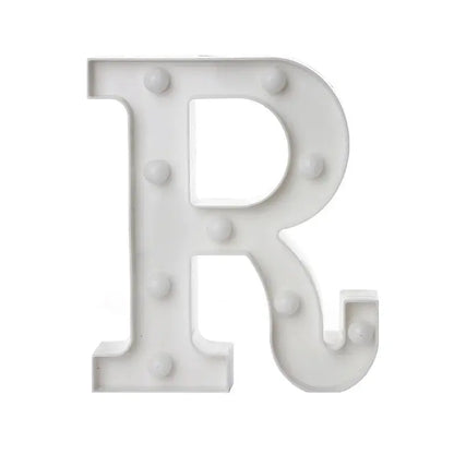 Alphabet Letter LED Lights Luminous Number Lamp Decor  Battery Night Light for home Wedding Birthday Christmas party Decoration Trikidsworld