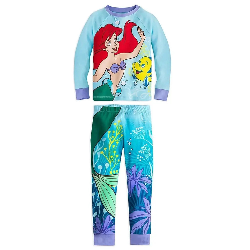 Spring Autumn Children's Mickey Clothing Sets Boys Sleepwear Clothes Kids Iron Man Pajamas Set Baby Girls Cotton Cartoon Pijamas Trikidsworld
