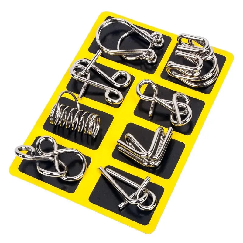 Metal Puzzle Brain Teasers Trikidsworld