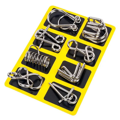 Metal Puzzle Brain Teasers Trikidsworld