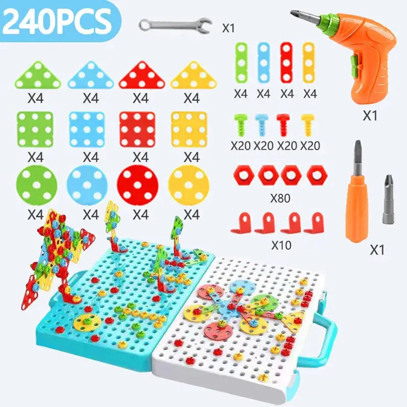 Toolbox Titans: Kids' Construction Puzzle: Creative, Disassembly Trikidsworld