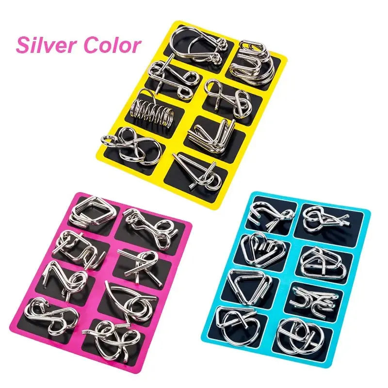 Metal Puzzle Brain Teasers Trikidsworld