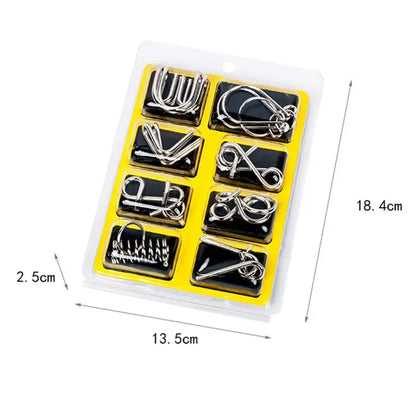 Metal Puzzle Brain Teasers Trikidsworld