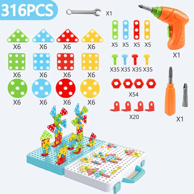 Toolbox Titans: Kids' Construction Puzzle: Creative, Disassembly Trikidsworld