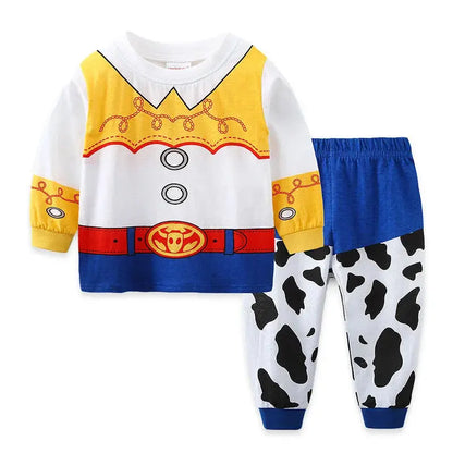 Spring Autumn Children's Mickey Clothing Sets Boys Sleepwear Clothes Kids Iron Man Pajamas Set Baby Girls Cotton Cartoon Pijamas Trikidsworld