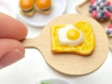Miniature Hamburger Mini Fruit Salad Pretend Food for Montessori Trikidsworld