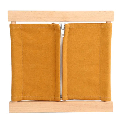Wooden Montessori Toys Premium Dressing Frame Basic Skill Exercises Equipment Preschool Early Learning Educational Toys for Kids Trikidsworld