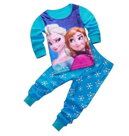 Spring Autumn Children's Mickey Clothing Sets Boys Sleepwear Clothes Kids Iron Man Pajamas Set Baby Girls Cotton Cartoon Pijamas Trikidsworld