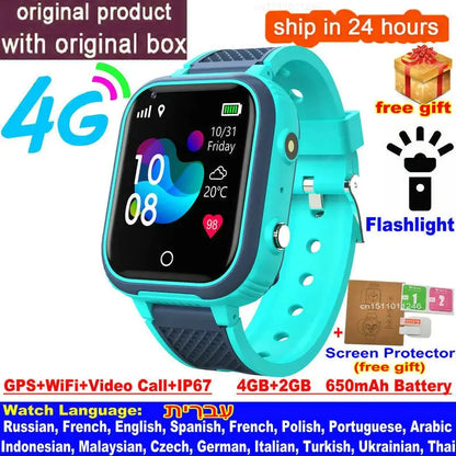 Kids Smartwatch 4G with GPS, Camera & Video Call Trikidsworld