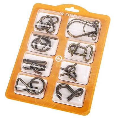 Metal Puzzle Brain Teasers Trikidsworld