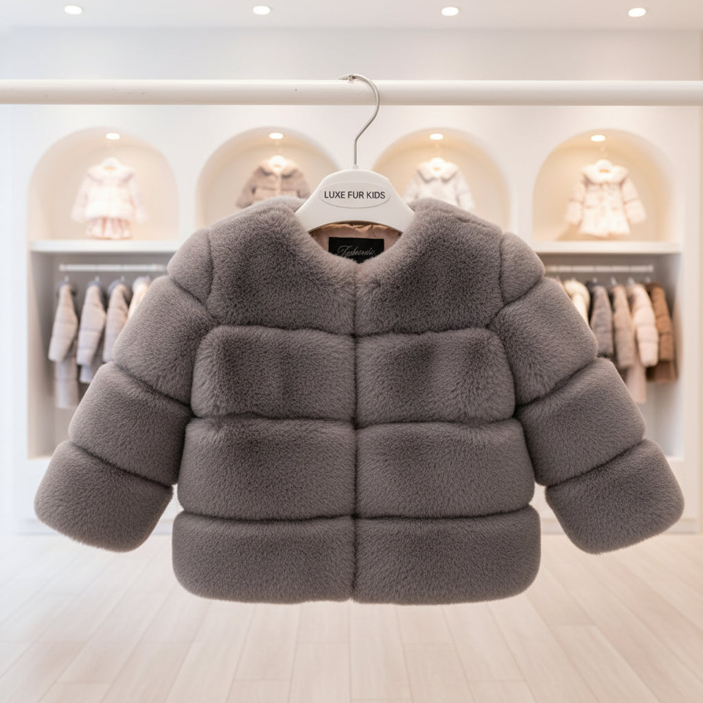 Baby Girls Faux Fur Coat Winter Children Girls Long Sleeve Christmas Jacket Warm Kids Girls Snow Coat Girls Outerwear Clothing Trikidsworld