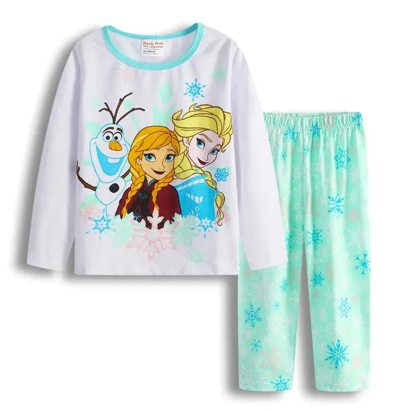 Spring Autumn Children's Mickey Clothing Sets Boys Sleepwear Clothes Kids Iron Man Pajamas Set Baby Girls Cotton Cartoon Pijamas Trikidsworld