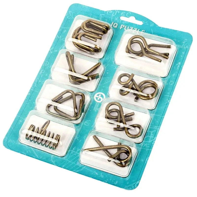 Metal Puzzle Brain Teasers Trikidsworld