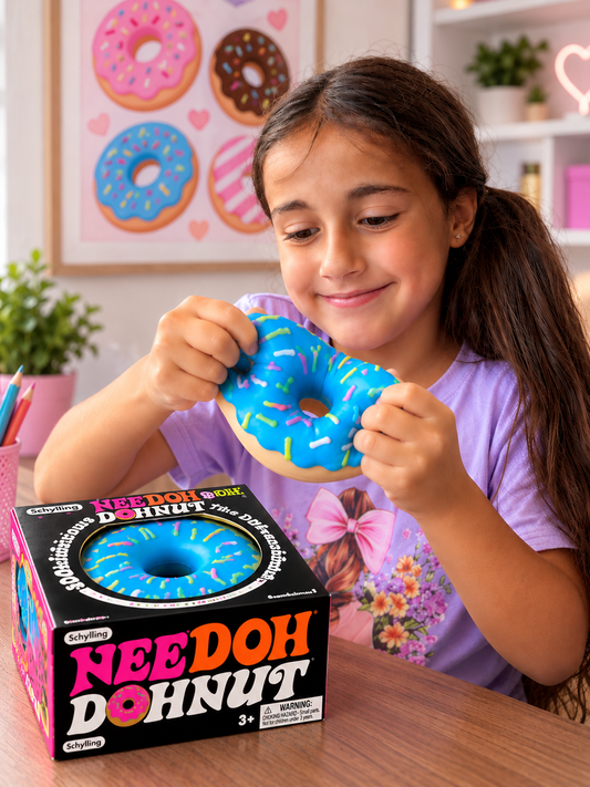 Schylling NeeDoh Dohnut Squishy Toy – Sensory Fidget