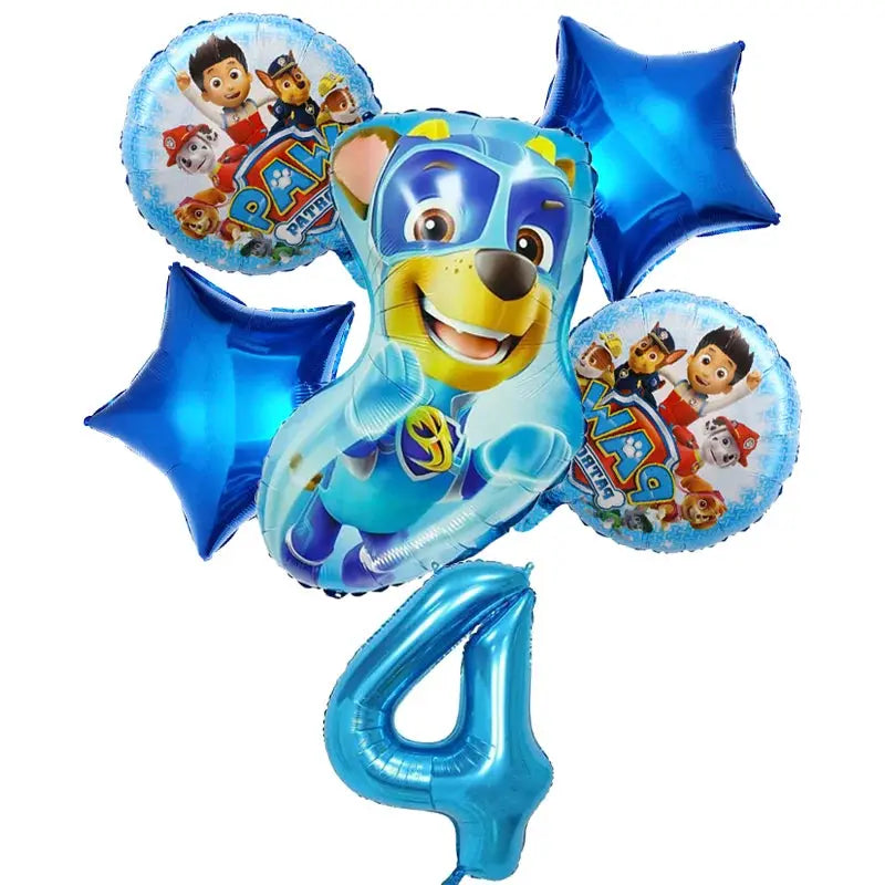 Paw Patrol Birthday Party Decoration Baby Shower Boys Girl Tableware Supplies Cup Tablecloth Numbers Balloon Cake Backdrop Gifts Trikidsworld