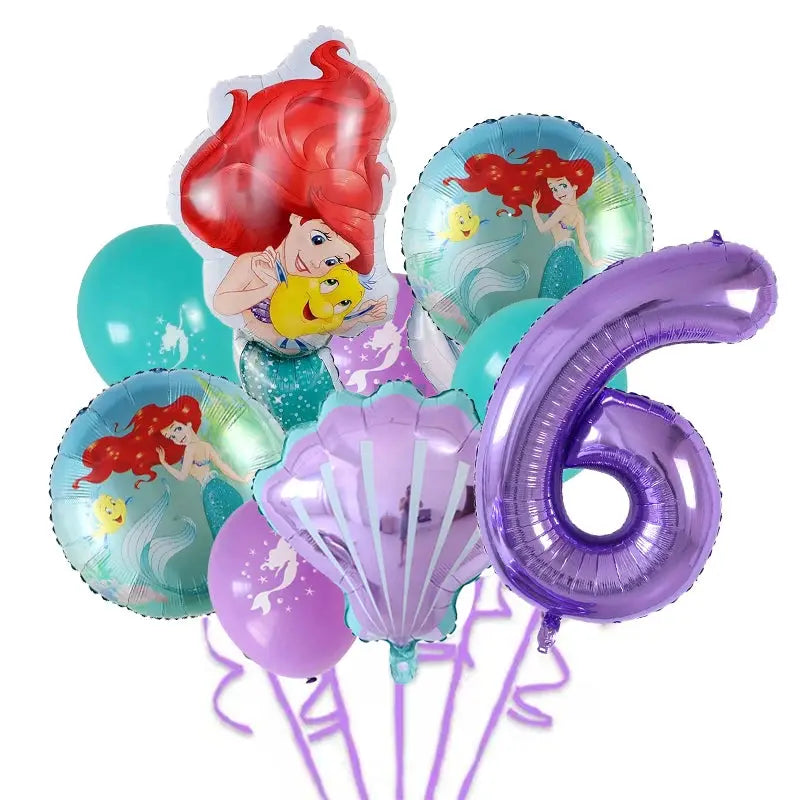 Balloons Princess Ariel Birthday Party Trikidsworld