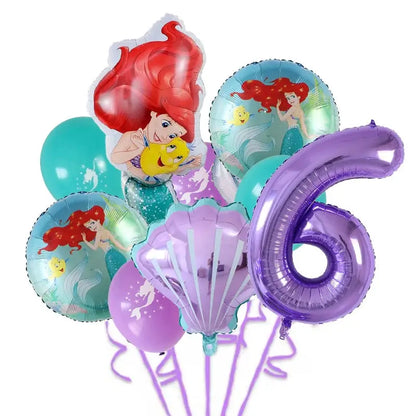 Balloons Princess Ariel Birthday Party Trikidsworld