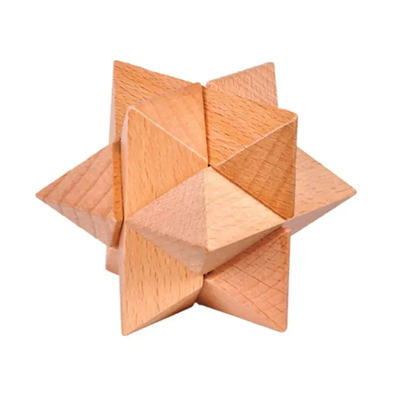 Wooden Puzzle Lock Toy Trikidsworld