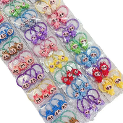 20pcs New for bubu HairRope Doll Cute Cartoon Anime Hair Loops Not Harm Hair Headwear Accessories Gift for girl Headband Trikidsworld