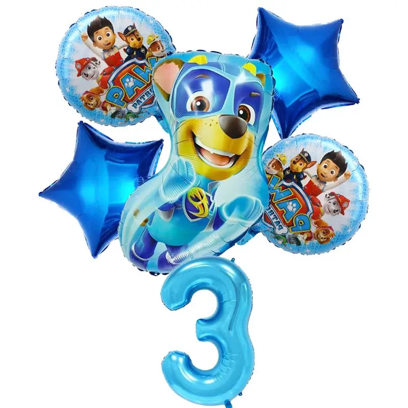 Paw Patrol Birthday Party Decoration Baby Shower Boys Girl Tableware Supplies Cup Tablecloth Numbers Balloon Cake Backdrop Gifts Trikidsworld