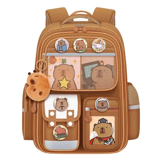 Capybara Children School Bags for Kids Backpack Orthopedic and Waterproof Trikidsworld